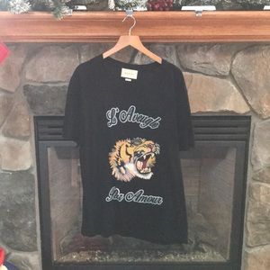 Gucci “Blind for Love” Embroidered shirt